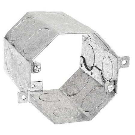 Southwire Electrical Box, 49.3 cu in, Octagon Box Type, Steel, Octagon Shape OCR-400341